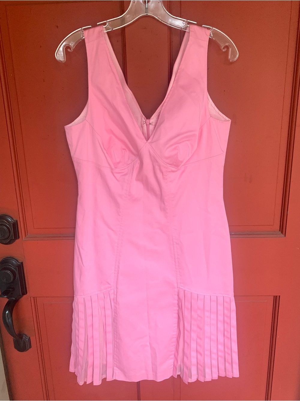 Vintage ana Pink Pleated Dress